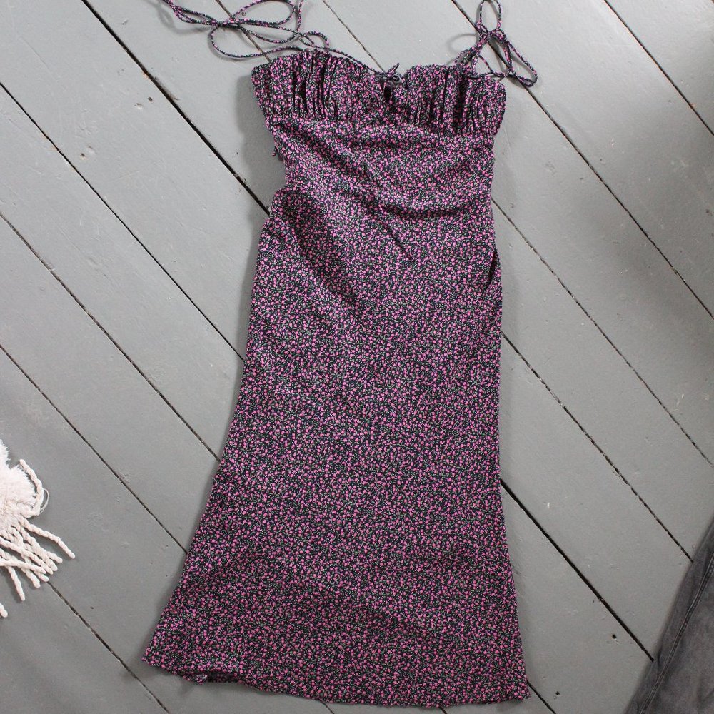 Floral midi dress DOLLSKILL small